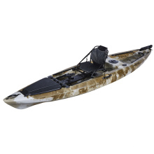 Wholesale cheap ocean plastic sit on top fishing kayaks with rudder and pedal